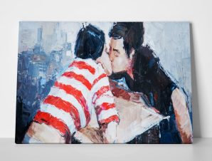 Πίνακας COUPLE IN LOVE KISSING