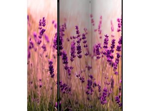 Διαχωριστικό με 3 τμήματα – Lavender in the Rain [Room Dividers] 135×172