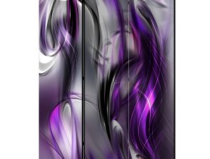 Διαχωριστικό με 3 τμήματα – Purple Swirls [Room Dividers] 135×172