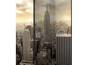 Διαχωριστικό με 3 τμήματα – Light of New York [Room Dividers] 135×172